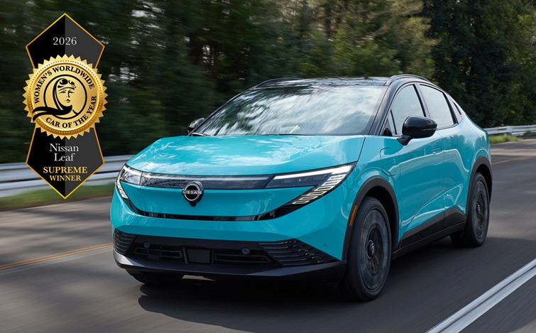 닛산 신형 리프, ‘여성 올해의 차’ 종합 수상…전기차 브랜드 이미지 회복 발판