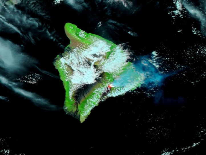 킬라우에아 화산 분출, NASA 위성으로 포착…우주 데이터의 재난 대응 가치 부각