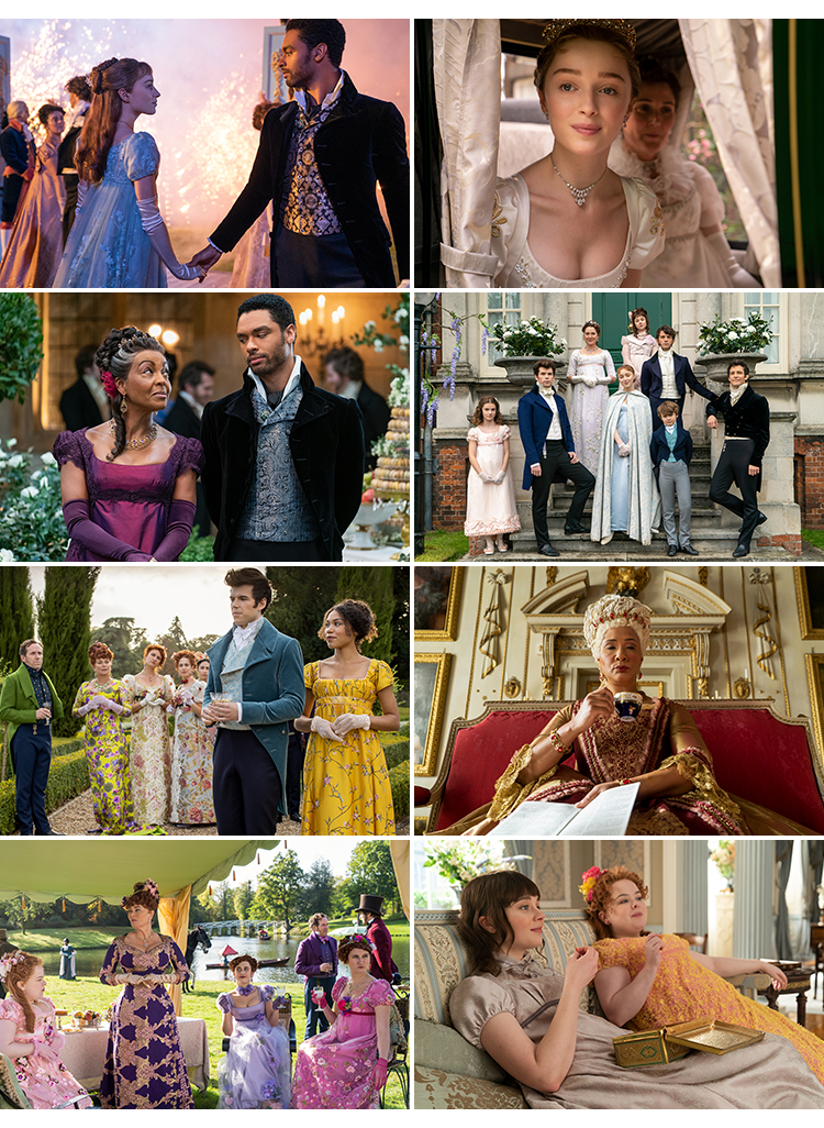 '연말연시' 어른들을 위한 아찔한 로맨스물...시청자들의 마음을 훔친 <브리저튼> 보도스틸