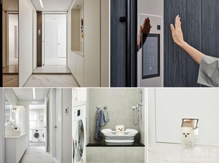 "산책 후 발씻기는 전용욕실, 펫 도어, 펫하우스 수납장..."주목받는 ‘펫테리어'