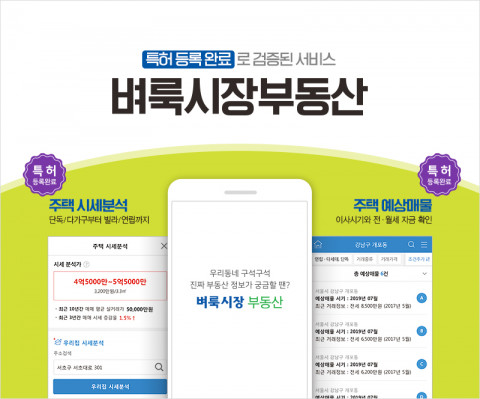 벼룩시장부동산, 주택 시세 분석·예상 매물 동시 특허 획득