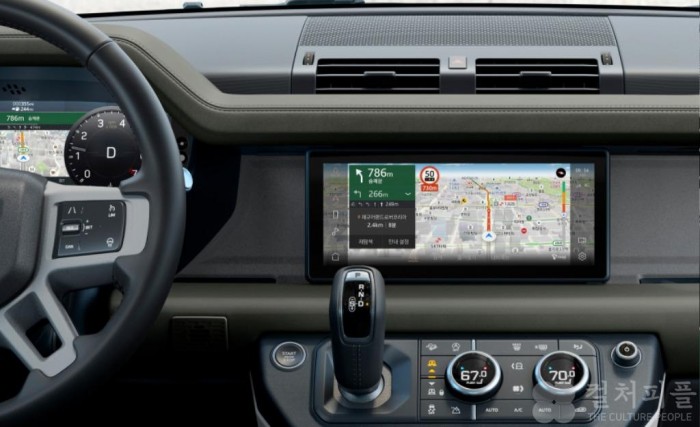 '재규어랜드로버' 차량에서 전용 T맵 만난다