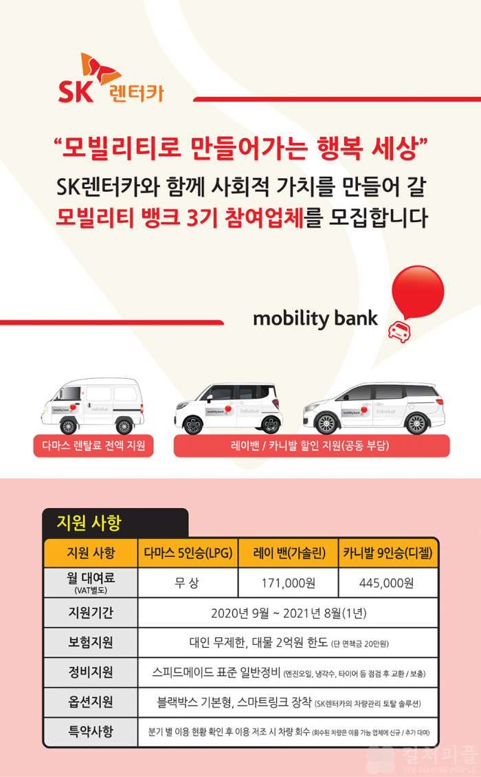 SK렌터카, 착한 렌터카 ‘모빌리티 뱅크’ 3기 시동