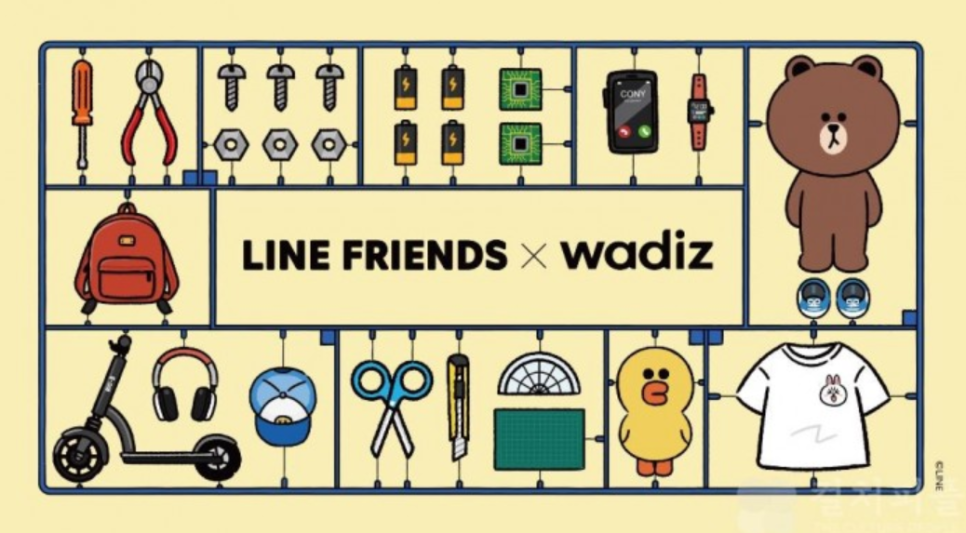 라인프렌즈, 와디즈와 '스타트업 인큐베이팅' 프로그램..."메이커들의 캐릭터 제품 제작 지
