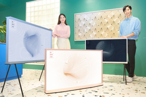 삼성전자, 라이프스타일TV ‘더 세리프’ 블라썸 핑크 색상 출시