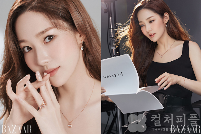 박민영, “우아한 명품 비주얼”…제이에스티나 홀리데이 화보 공개