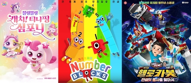 어린이뮤지컬 강세 …넘버블럭·티니핑·카봇 719억 vs 알라딘·지킬·위키드 423억