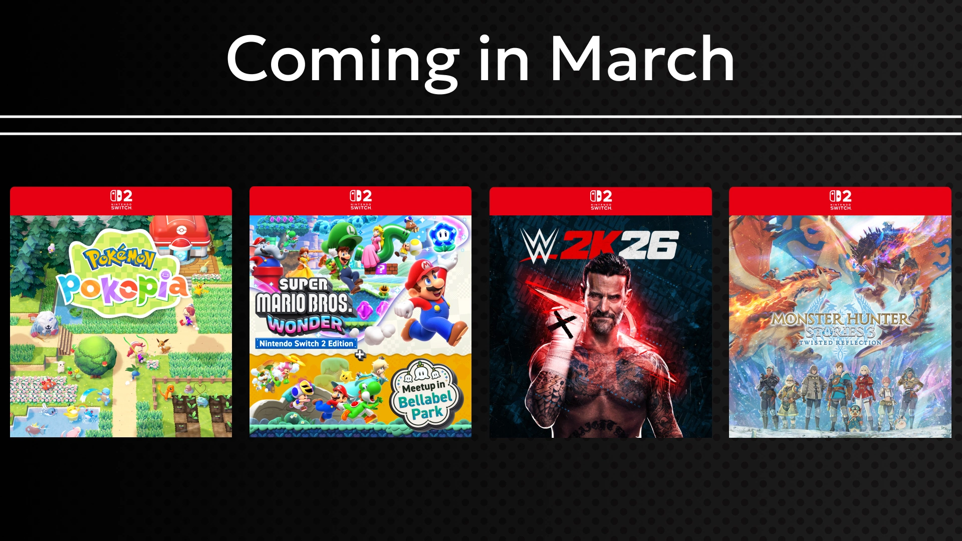 닌텐도, 3월 신작 라인업 확대…스위치2 초기 모멘텀 이어간다